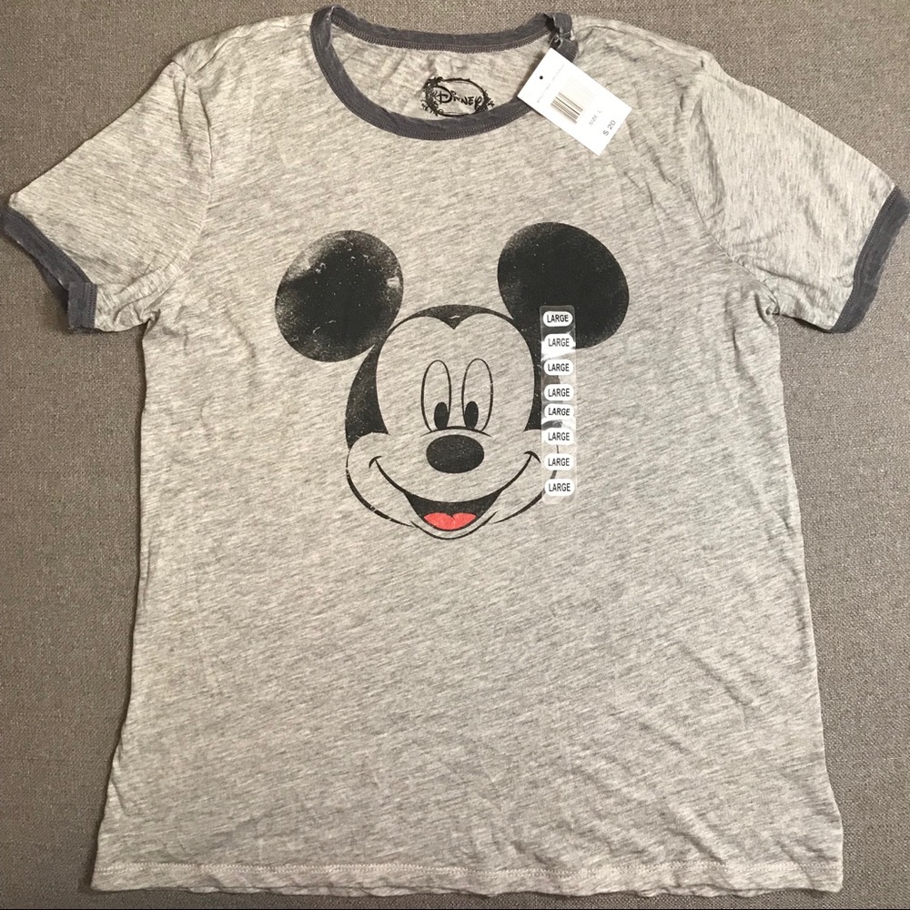 Disney - Classic Mickey Mouse Ringer Tee